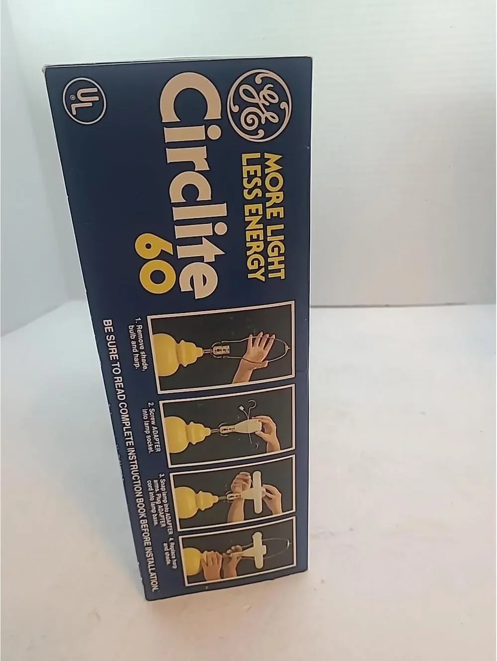 GE Circlite 60 Vintage Light Bulb. Made In USA! New Sealed In Box NOS Rare!